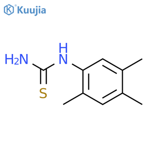 1-(2,4,5-Trimethylphenyl)-2-thiourea structure