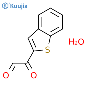 2-(BenzoBthiophen-2-yl)-2-oxoacetaldehyde Hydrate structure