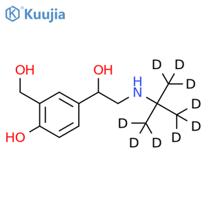 rac Albuterol-d9 structure