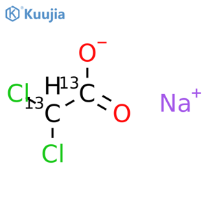 Sodium Dichloroacetate-13C2 structure