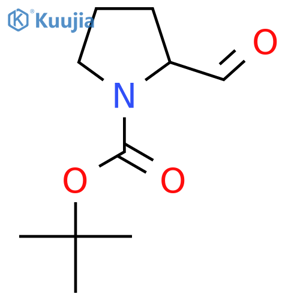 tert-butyl 2-formylpyrrolidine-1-carboxylate structure