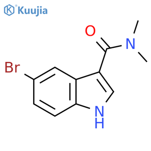 1H-Indole-3-carboxamide, 5-bromo-N,N-dimethyl- structure