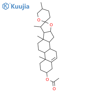 Neodiosgenin(3beta,25S) acetate structure