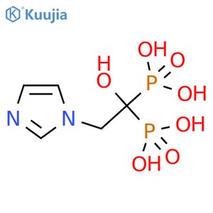 Zoledronic acid structure