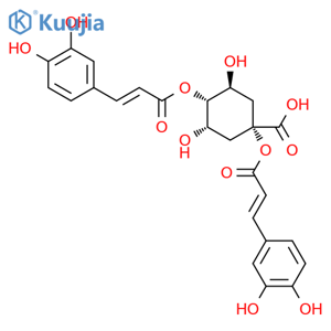 1,4-Dicaffeoylquinic acid structure