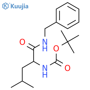 (R)-tert-butyl 1-(benzylamino)-4-methyl-1-oxopentan-2-ylcarbamate structure