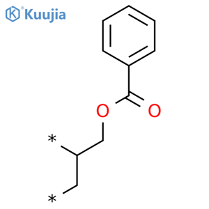 Poly[1-[(benzoyloxy)methyl]-1,2-ethanediyl] structure