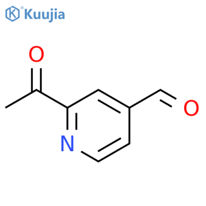 2-Acetylisonicotinaldehyde structure