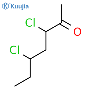 2-Heptanone, 3,5-dichloro- structure