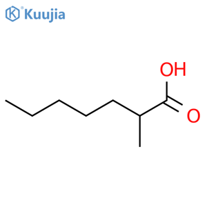 2-Methylheptanoic acid structure