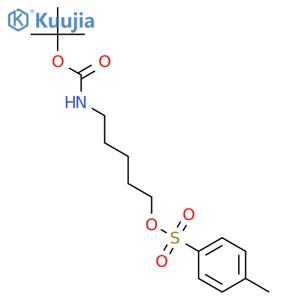 5-(t-Boc-amino)-1-pentyl-p-toluenesulfonate structure