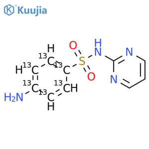 Sulfadiazine-13C6 structure