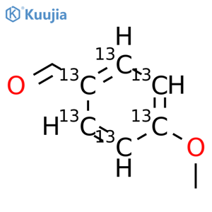 4-Anisaldehyde-13C6 structure