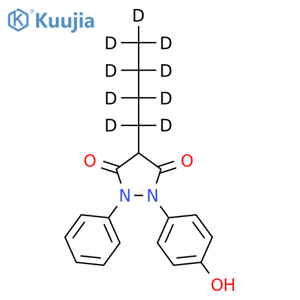 Oxyphenbutazone-d9 structure