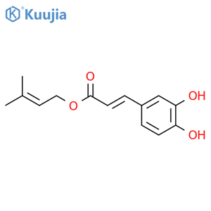 Caffeic Acid 1,1-Dimethylallyl Ester structure