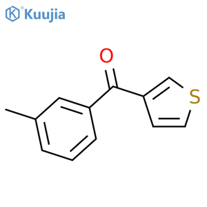 3-(3-Methylbenzoyl)thiophene structure