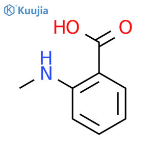 2-(methylamino)benzoic acid structure