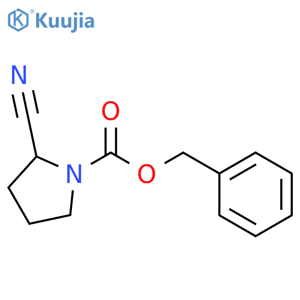 Benzyl 2-cyanopyrrolidine-1-carboxylate structure