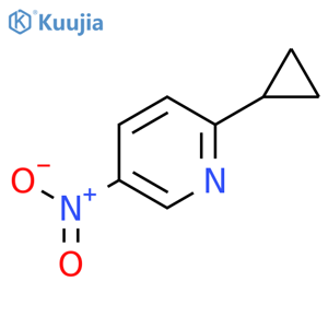 2-Cyclopropyl-5-nitropyridine structure