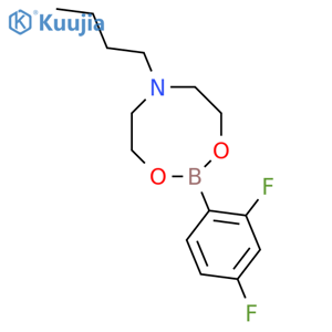 6-Butyl-2-(2,4-difluorophenyl)-1,3,6,2-dioxazaborocane structure