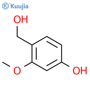 4-Hydroxy-2-methoxybenzyl alcohol structure