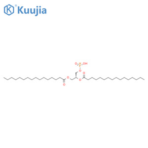 Hexadecanoic acid, 1,1'-[(1R)-1-[[(hydroxyphosphinyl)oxy]methyl]-1,2-ethanediyl] ester structure