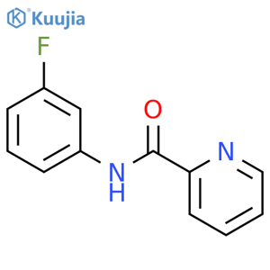 2-Pyridinecarboxamide, N-(3-fluorophenyl)- structure