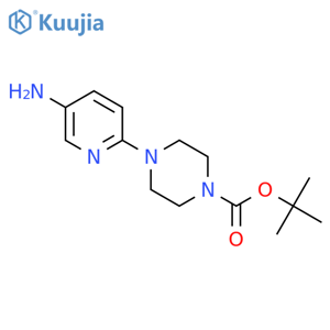 Tert-butyl 4-(5-aminopyridin-2-yl)piperazine-1-carboxylate structure