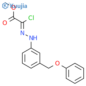 Acetic acid, chloro[[3-(phenoxymethyl)phenyl]hydrazono]-, methyl ester structure