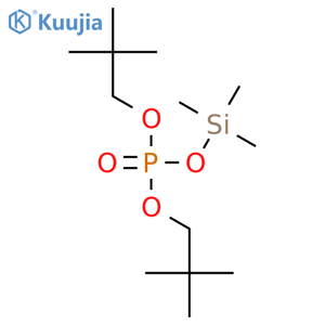 Phosphoric acid, bis(2,2-dimethylpropyl) trimethylsilyl ester structure