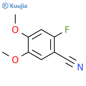 2-Fluoro-4,5-dimethoxybenzonitrile structure