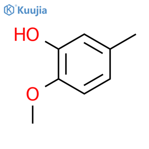 2-Methoxy-5-methylphenol structure