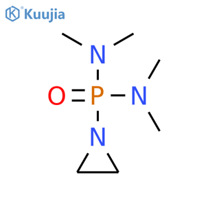 Phosphonic diamide,P-1-aziridinyl-N,N,N',N'-tetramethyl- structure