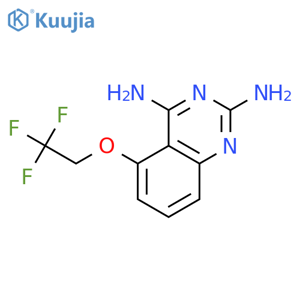 2,4-Quinazolinediamine,5-(2,2,2-trifluoroethoxy)- structure