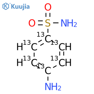 Sulphanilamide-13C6 structure