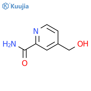 2-Pyridinecarboxamide,4-(hydroxymethyl)- structure