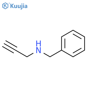 benzyl(prop-2-yn-1-yl)amine structure