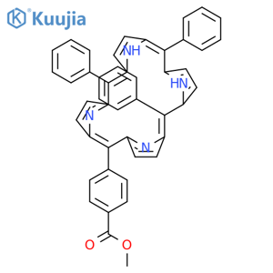 5-(4-Methoxycarbonylphenyl)-10,15,20-triphenylporphyrin structure