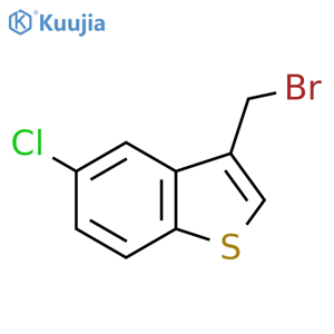 3-(Bromomethyl)-5-chlorobenzobthiophene structure