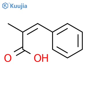 α-methylcinnamic acid structure