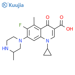 Grepafloxacin structure