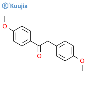 1,2-Bis(4-methoxyphenyl)ethanone structure