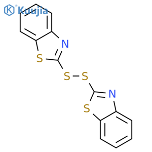 2-(1,3-benzothiazol-2-yldisulfanyl)-1,3-benzothiazole structure