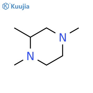 Piperazine,1,2,4-trimethyl- structure