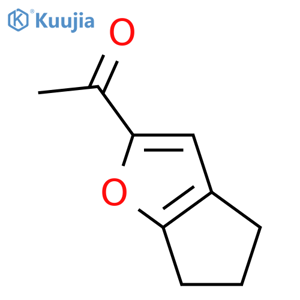 1-(5,6-dihydro-4H-cyclopenta[b]furan-2-yl)-Ethanone structure