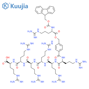 Fmoc-Arg-HMBA-Arg6-OH structure