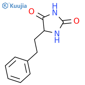 5-(2-phenylethyl)imidazolidine-2,4-dione structure