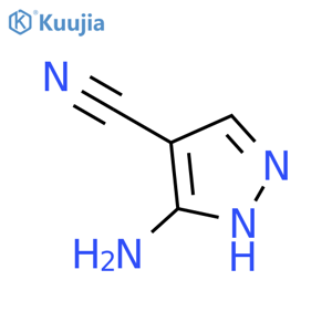 3-Amino-4-pyrazolecarbonitrile structure