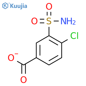 4-Chloro-3-sulfamoylbenzoic acid structure