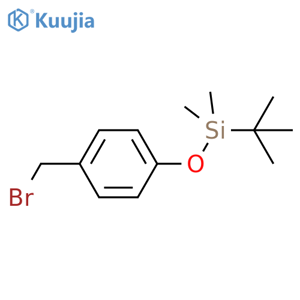 (4-(Bromomethyl)phenoxy)(tert-butyl)dimethylsilane structure